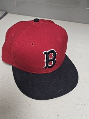 New Era Boston Red Sox Fitted Hat size 7 Cooperstown